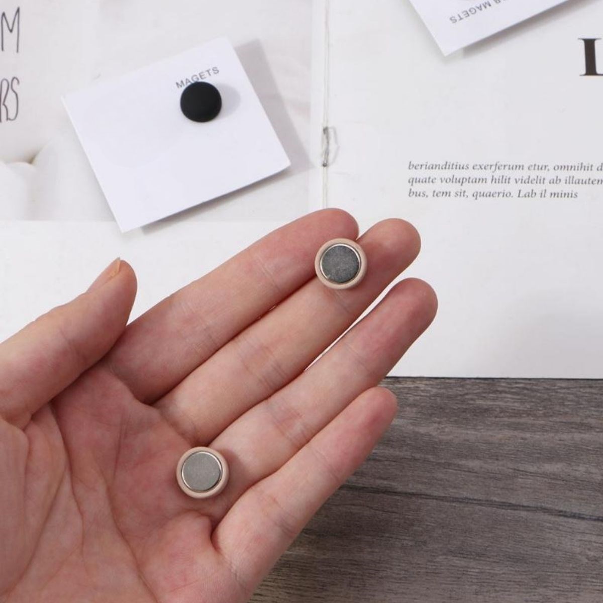 Tekli Güçlü Mıknatıslı Eşarp Şal Mıknatısı - Görsel 5