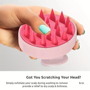 Konik Uçlu Saç Masaj Fırçası (Asortili)