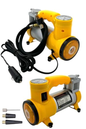 Elektrikli Araba Lastik Şişirme / 150 PSI - 12V / Taşınabilir Metal Hava Kompresörü