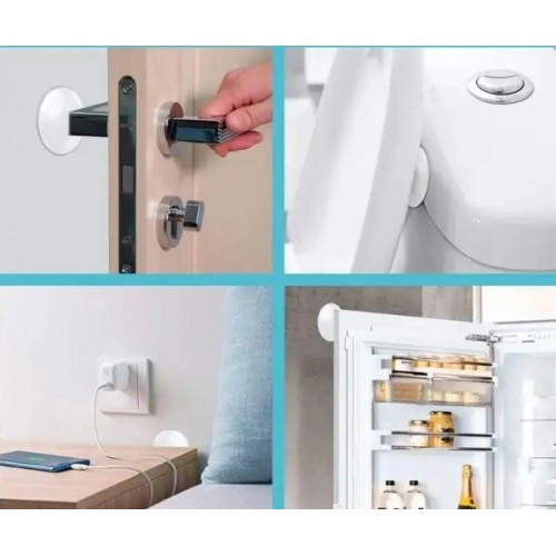 Şeffaf Silikon Mobilya ve Kapı Durdurucu Darbe Pedi 6 lı - Görsel 4