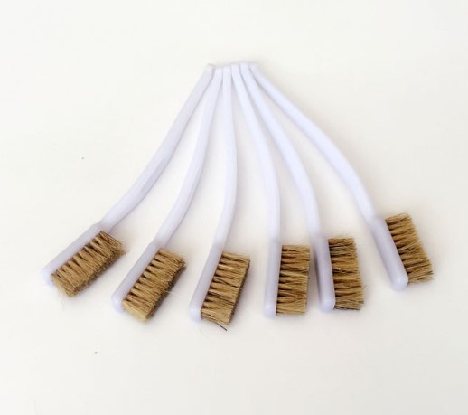 Çok Amaçlı Detay Temizlik Fırçası Beyaz Saplı - Görsel 3