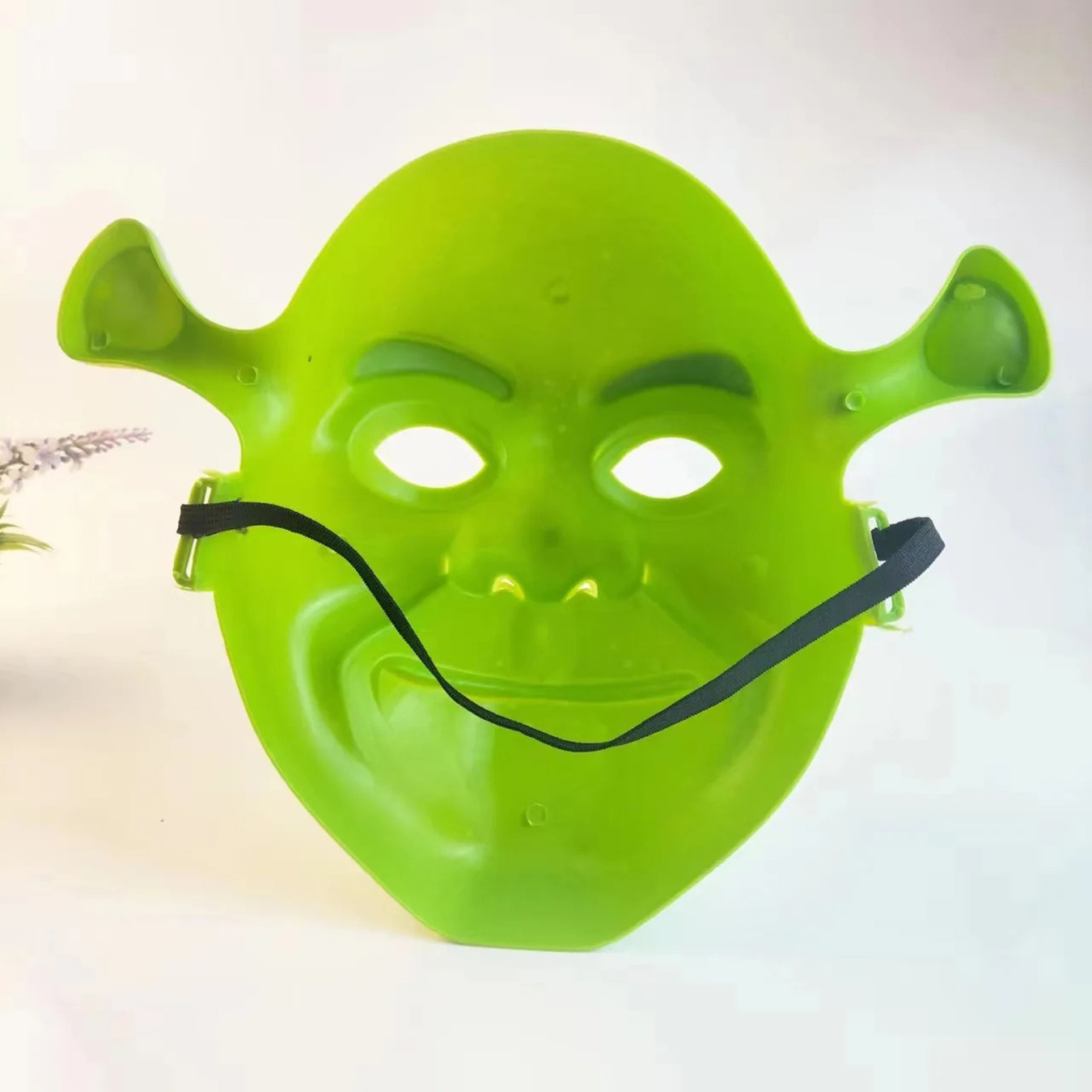 Yeşil Shrek Maskesi 21x25 cm - Görsel 4