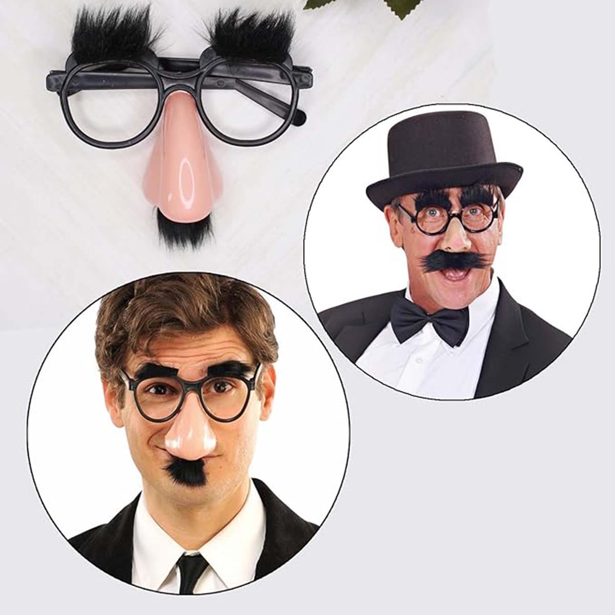 Eğlenceli Kılık Değiştirme Kaş Bıyık Mizah Gözlüğü 9x13 cm - Görsel 2