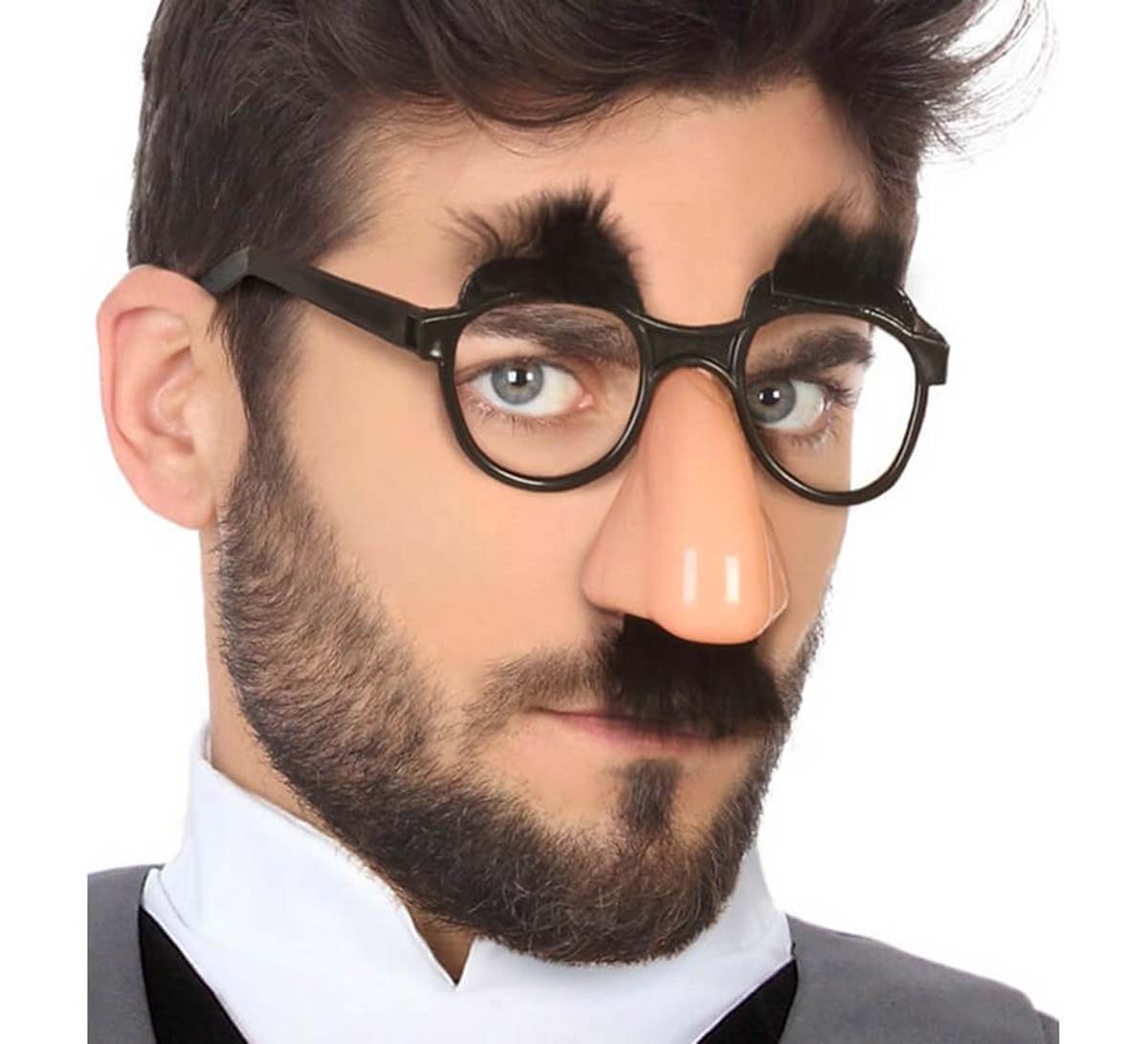 Eğlenceli Kılık Değiştirme Kaş Bıyık Mizah Gözlüğü 9x13 cm - Görsel 3