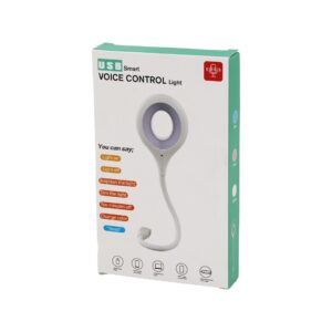 USB SMART VOICE CONTROL LİGHT SESLİ IŞIK AYARLI MİNİ YUVARLAK USB 16 LEDLİ LAMBA AKROBAT KOLLU 2W 5V-0.5A