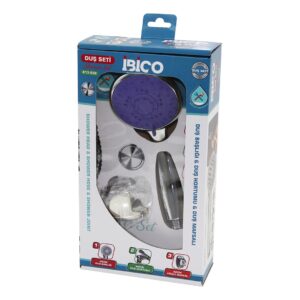 KUTULU AMBALAJ 3İN1 DUŞ SETİ  FONKSİYONLU KROM DUŞ BAŞLIK - METAL DUŞ HORTUM - MAFSAL=ASKI VİDALI