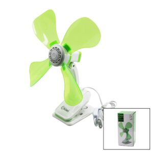 KİWİ KFAN-7604 2İN1= MANDALLI - MASA ÜSTÜ VANTİLATÖR 180° AKROBAT9W - ÇAP: 32CM 4-RENKLİ PLASTİK KANAT - GÖVDE