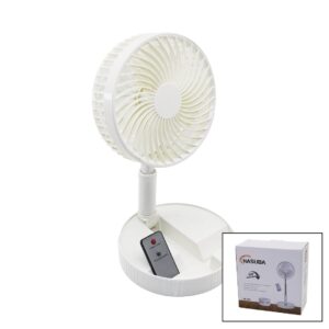 KUMANDALI MİNİ FAN M.ÜSTÜ VANTİLATÖR KATLANIR FAN=19.7CM - UZAYAN AYAK=35-102CM TELEFONLUKLU USB ŞARJ