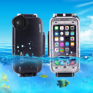 Haweel iPhone SE3-SE2 İPhone 8-7 Kılıf 40 Metreye Kadar Sualtı Kılıfı-(5775)