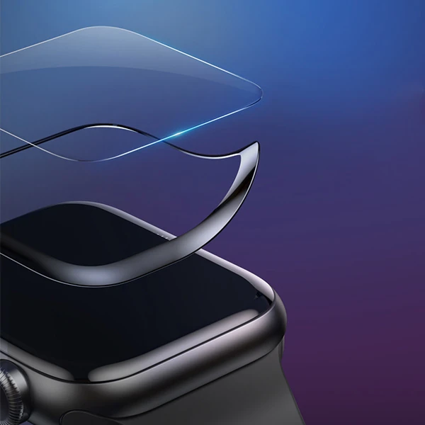 Baseus Apple Watch 42mm 3D Kavisli Tempered Kırılmaz Cam Koruyucu-(5775) - Görsel 3