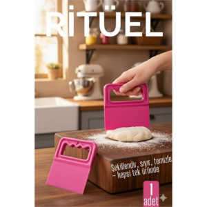 Hamur Kesici Kazıyıcı ve Spatula  - Esnek Yapı ile Unlu Mamul Hazırlığı İçin Pratik Yardımcı