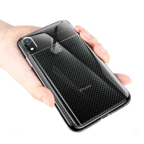 Baseus İphone Xr 6.1 Glistenıng Şeffaf Lüx Silikon Kılıf-(5775) - Görsel 2