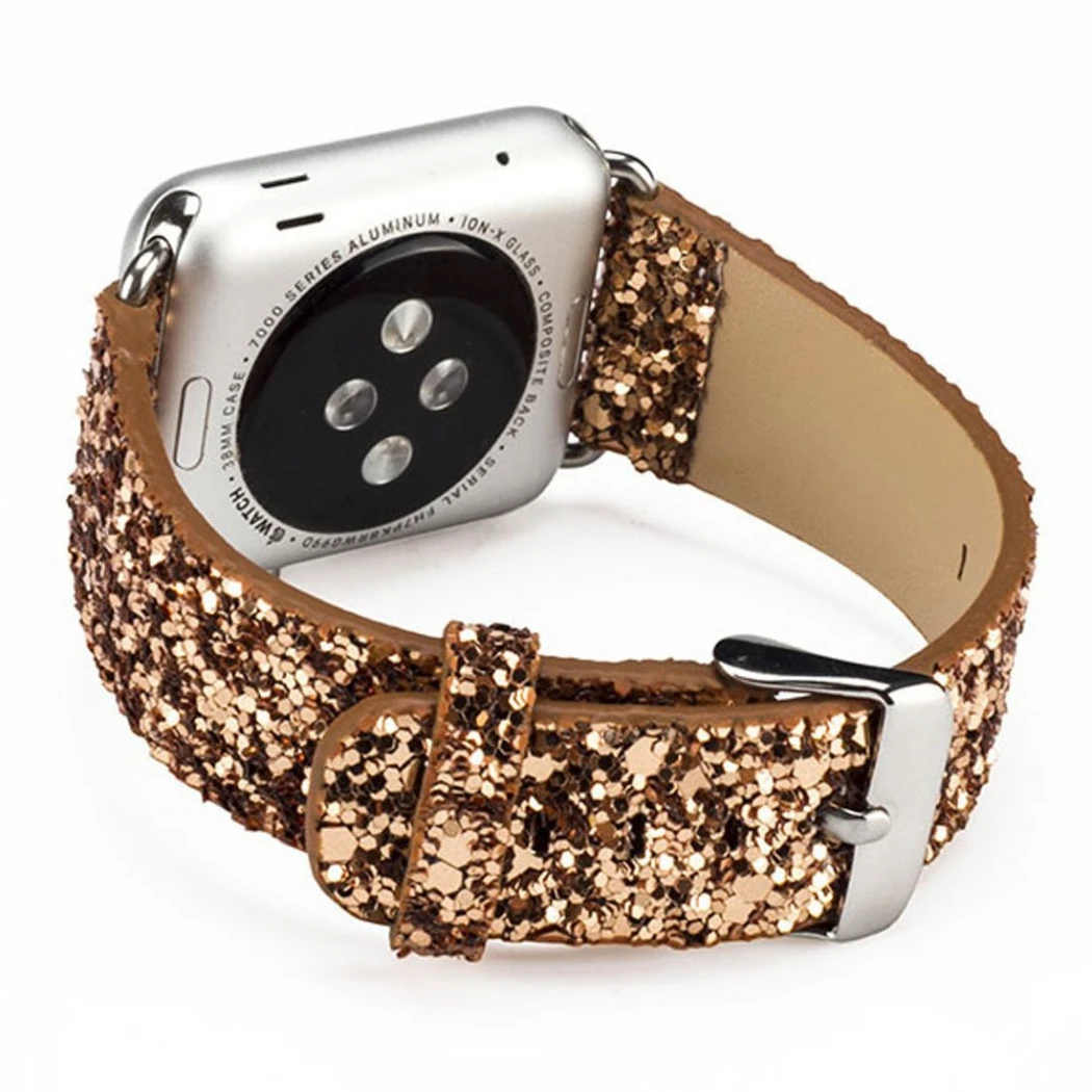 Ally Apple Watch 7-8 45mm 6-5-4 44mm Kordon Kayış Deri Sim İşlemeli 3-2-1 42mm-(5775) - Görsel 5