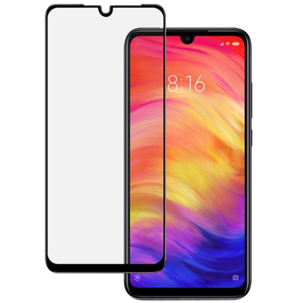 Xiaomi Redmi Note 7 Full Glue Tempered Full Cam Ekran Koruyucu-(5775) - Görsel 2