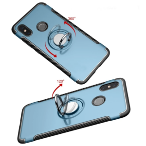 Xiaomi Mi8 360 Doner Yüzüklü Darbe Emici Armor Tpu+pc Kılıf-(5775)