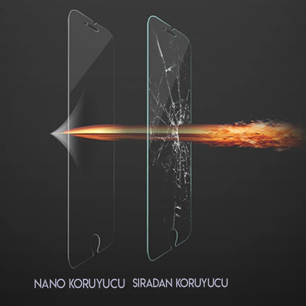 Sony Xperia Xa2 Ultra Esnek Darbe Emici Nano Glass Ekran Koruyucu-(5775) - Görsel 4