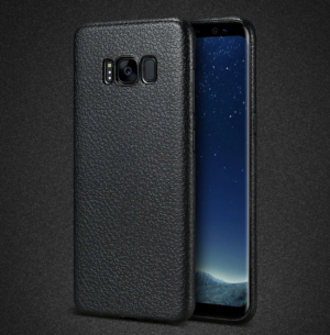 Ally SM Galaxy S8 Deri Dokulu Premium Soft Silikon Kılıf-(5775)