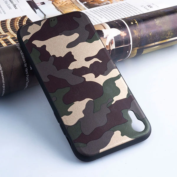 Ally İPhone XR 6.1 Kamuflaj Darbe Emici Silikon Kılıf-(5775) - Görsel 5