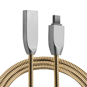 Ally Usb Type-C Zinc Alloy Dayanıklı 24 A Metal Usb Kablo-(5775)