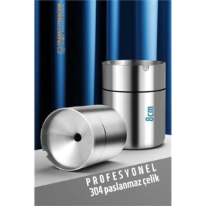 HSNET Duman Vermeyen At Sönsün Küllük - Çelik Metal Kül Tablası -Masaüstü Küllük