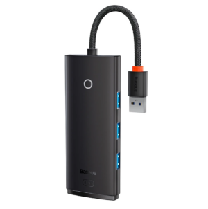 Baseus Lite Series 4 Portlu USB to USB 3.0 HUB Adaptör Çoklayıcı 25cm-(5775)