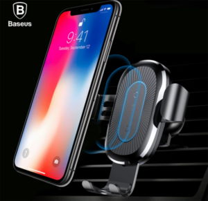 Baseus Wxyl-01 Araç İçi Telefon Tutucu ve Kablosuz Şarj Aleti-(5775)