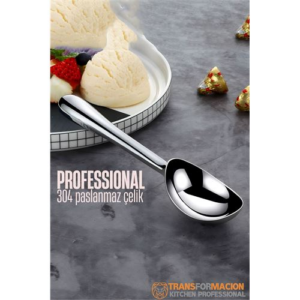 HSNET Dondurma Kaşığı - Dondurma Porsiyon Kaşığı Kurabiye Köfte Helva Porsiyonlama