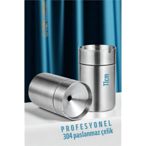 HSNET Duman Vermeyen At Sönsün Küllük - Çelik Metal Kül Tablası -Masaüstü Küllük