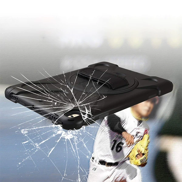 İpad Mini 4/ 5 Shockproof 3 Katmanlı Standlı Zırh Kılıf-(5775) - Görsel 4