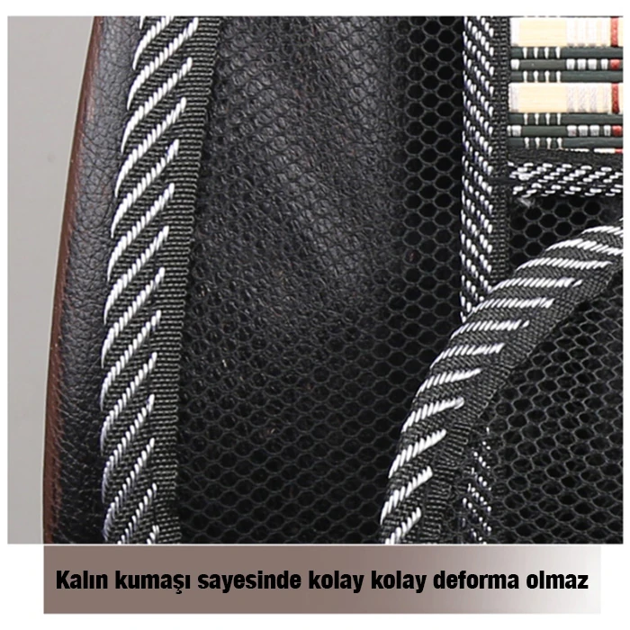 Ally Universal Bambu Araba Nefes Alabilen Koltuk Bel Minderi-(5775) - Görsel 4