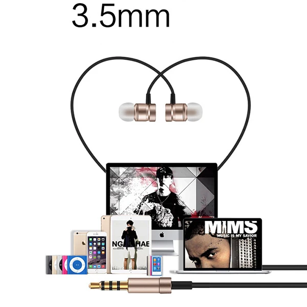 Magic Saound 3.5mm Jack Metal Piston Mikrofonlu Kulaklık-(5775) - Görsel 6