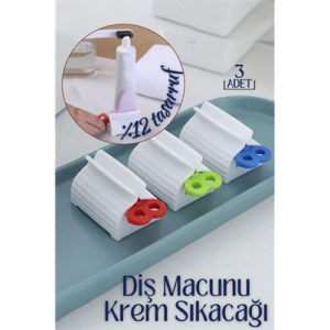 HSNET Diş Macunu Krem Sıkacağı 3 lü Set Tuppo Design