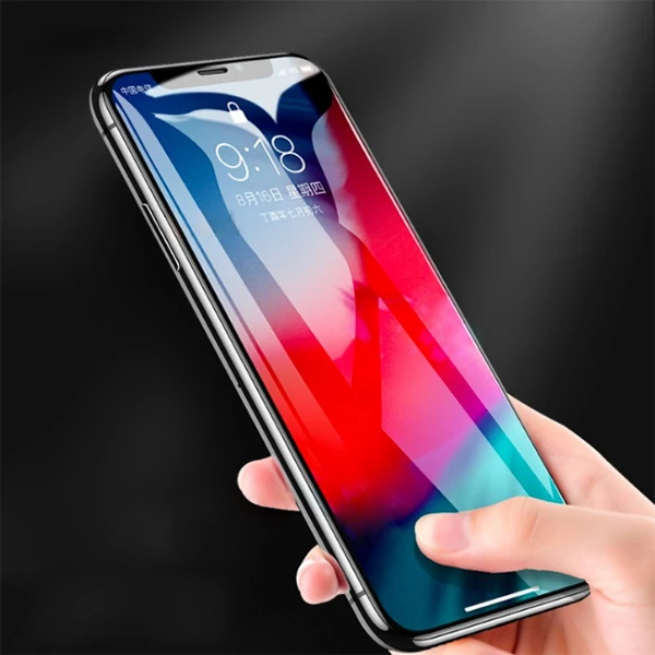 İPhone 11 Pro Max 5D Kavisli Full Tempered Cam Ekran Koruyucu-(5775) - Görsel 2