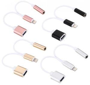 iPhone 14-13-12-11 3.5mm Kulaklık ve Şarj Dönüştürücü-(5775)