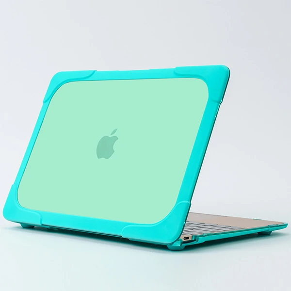 Macbook Retine 12A1534A1931 Şeffaf Standlı Koruyucu Kılıf-(5775) - Görsel 3