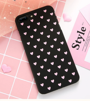iPhone SE3-SE2 İPhone 8-7 Kılıf Çoklu Kalp Premium Pc Kılıf-(5775)