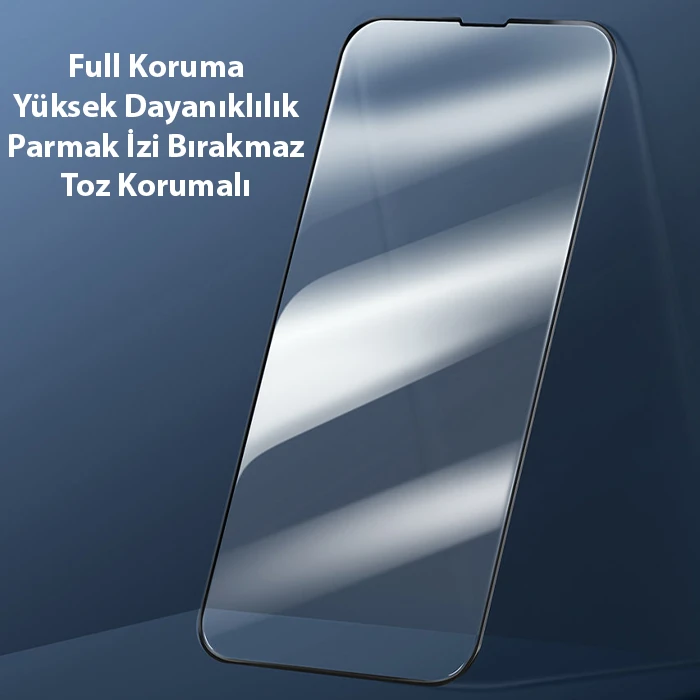 Baseus iPhone 13 Pro Max 6.7 0.3mm Tempered Full-glass Cam Ekran Koruyucu 2 Adet Set-(5775) - Görsel 3