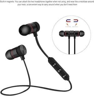 XT-6 Mıknatıslı Sport Wireless Kablosuz Bluetooth Kulaklık-(5775)