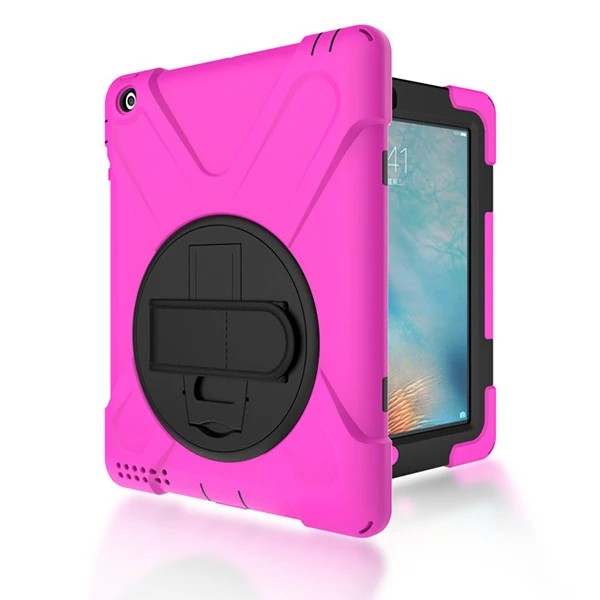 İPad 2/İPad 3/İPad 4/Shockproof 3 Katmanlı Standlı Zırh Kılıf-(5775) - Görsel 4