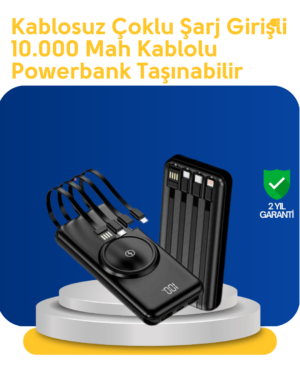 Akıllı Koruma Sistemli Powerbank – Hızlı Güvenli ve Modern
