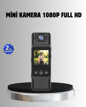 180° Döner Lensli Mini Kamera 1080P Full HD Hareket Algılama 1200mAh