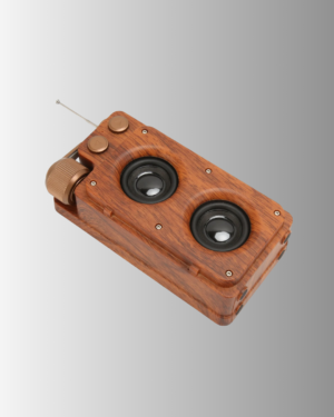 Retro Radyo Tasarım Bluetooth Hoparlör 1800mAh Uzun Çalma Süresi