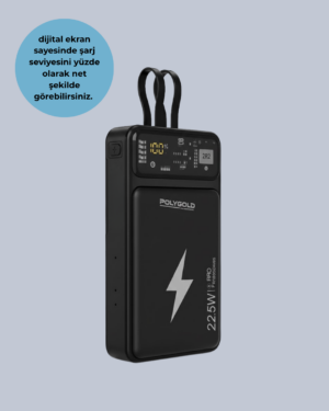 Powerbank 10000 mAh Dijital Göstergeli Taşınabilir