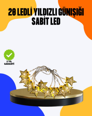 Yıldız Led Işık 5 Metre Dekoratif Aydınlatma Günışığı (Kopya)