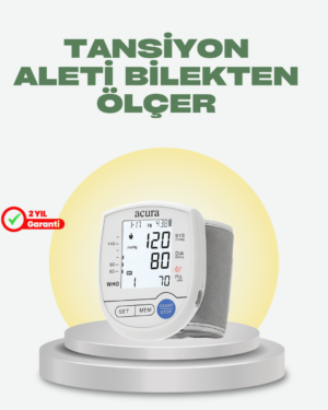 Akıllı Bilek Tansiyon Aleti Hem Şarjlı Hem Pilli Kolay Ölçüm
