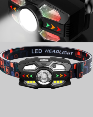 Şarj Edilebilir LED Far Hareket Sensörlü 5 Modlu Outdoor