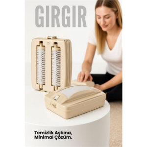 Gırgır - Kırıntı Saç ve Tüy Toplayıcı El Süpürgesi (Portatif/Çift Fırçalı)