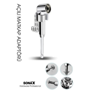 105° Açılı Matkap Adaptörü Seti – 1/4” Hex Şaftlı