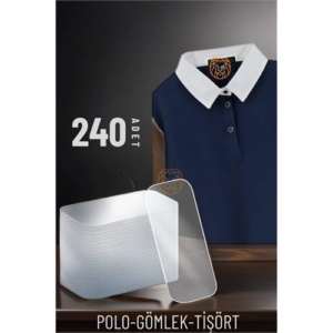 HSNET Polo Yaka Tişört Yaka Dikleştirici 240 Adet