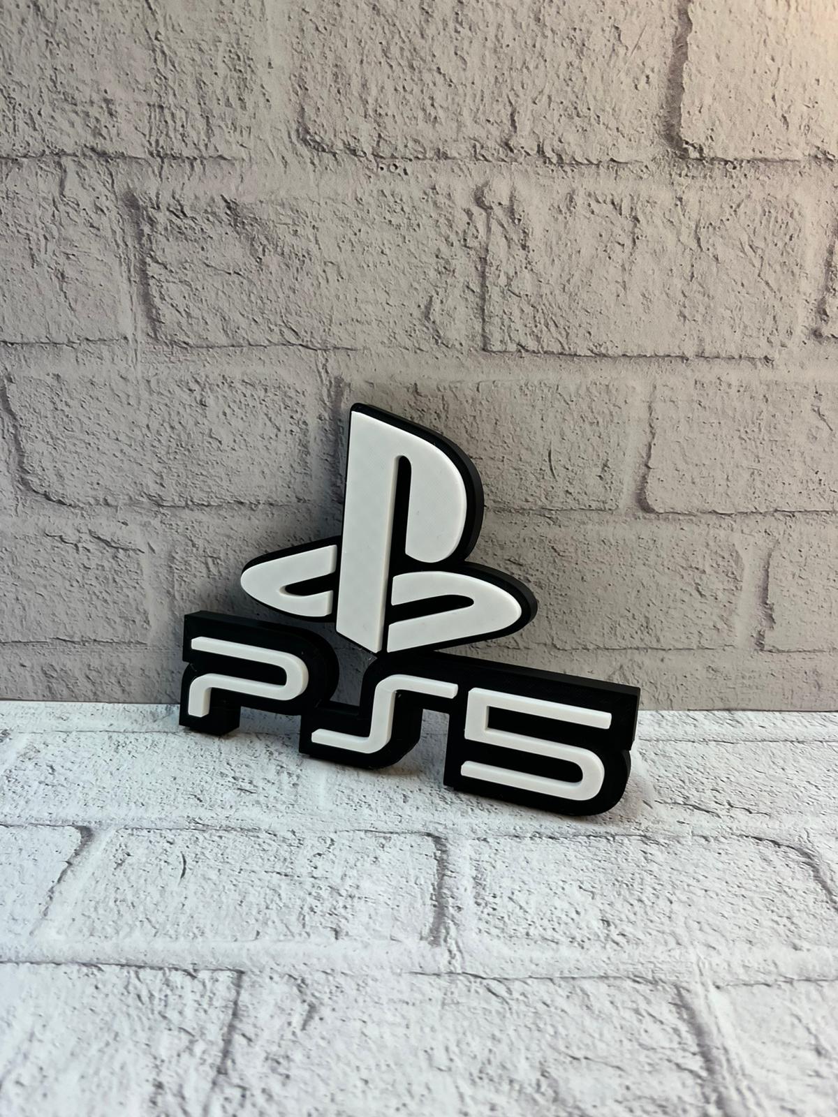PS5 Logo Dekoratif Duvar Süsü Oyun Odası ve Salon Uyumu - Görsel 2